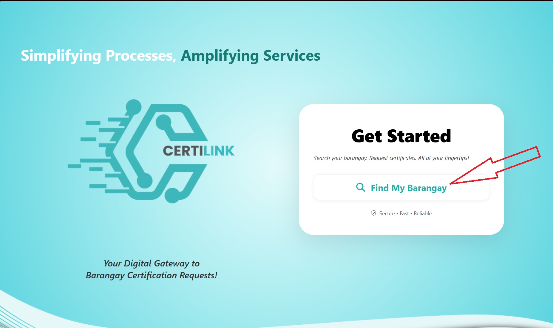 CertiLink Homepage